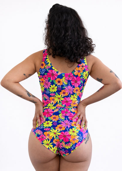 MONOKINI MODELADOR CRUZADO  MULTIFLORAL